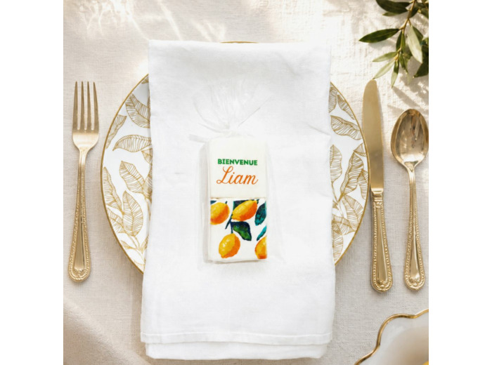 Guimauves personnalisées – Mariage Citrons