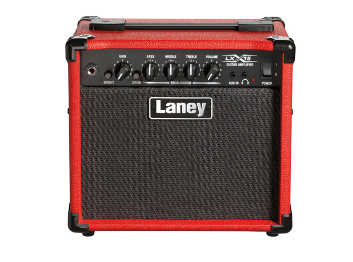 Ampli laney lx 15w/2x5" rouge