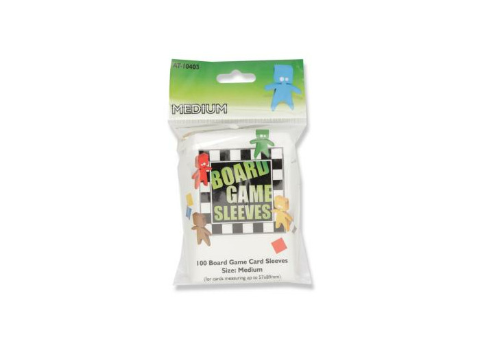 Board game sleeves - medium - 57x89mm (x100)
