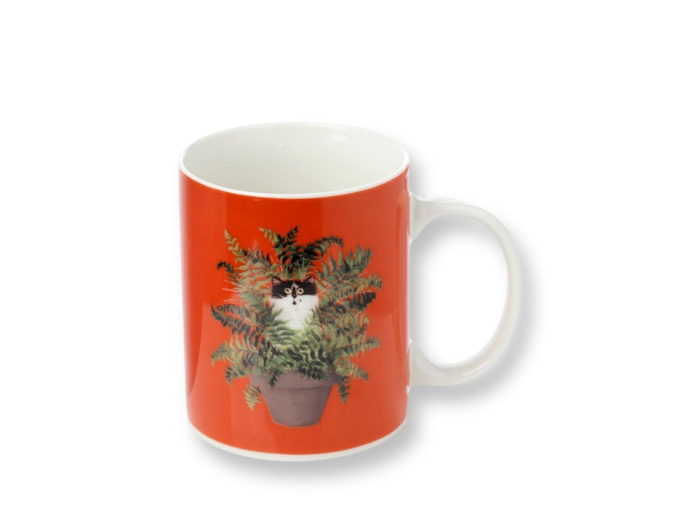 Mug en Céramique avec Illustration de Chat par Kim Haskins