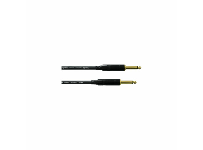 Cordial câble jack/jack doré 6m