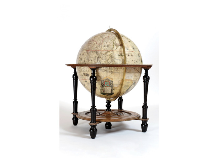 Carte postale - Globe de Blaeu
