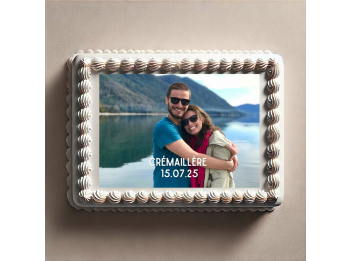 Photo gâteau personnalisé