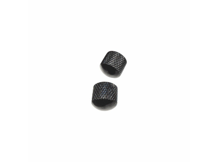 Yellow parts bouton reglage guitare metal noir