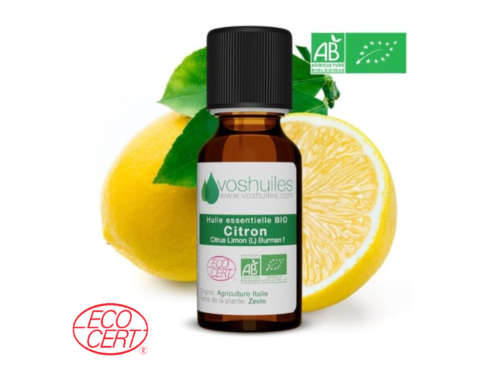 Huile Essentielle BIO de Citron