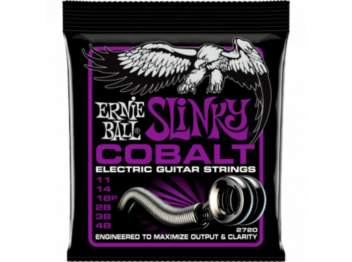 Ernie ball cordes elec cobalt 11-48