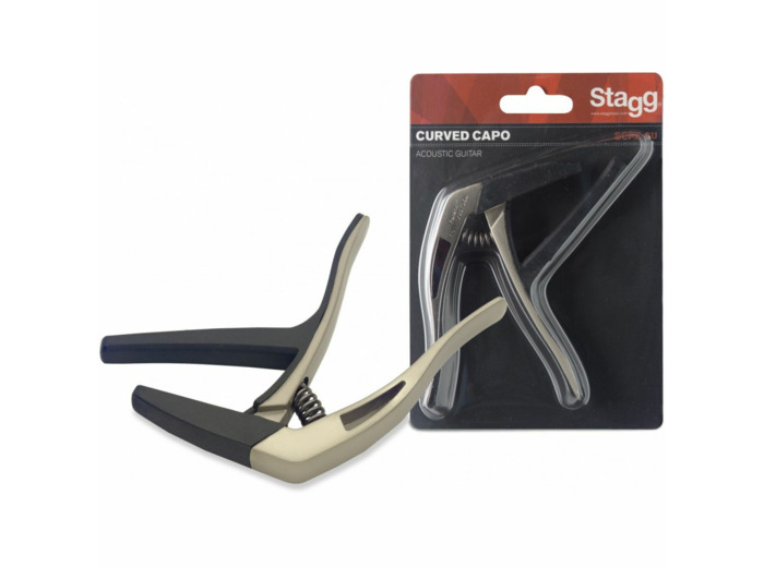 Stagg capodatsre elec/acous beige