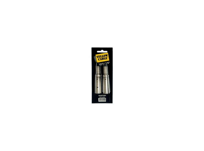 Yellow cable jack stereo fem/xlr male