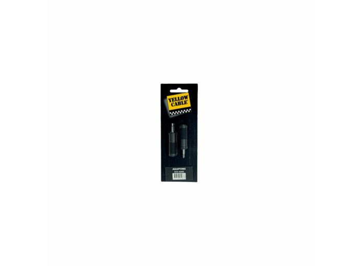 Adaptateur mini jack mâle/jack femelle mono yellow cable