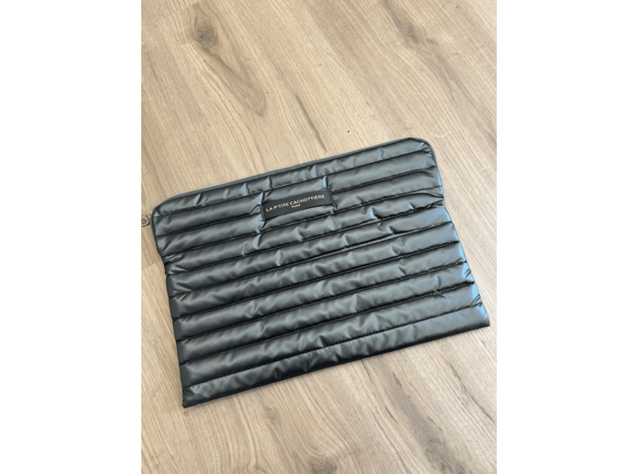 Pochette doudoune IPAD gris