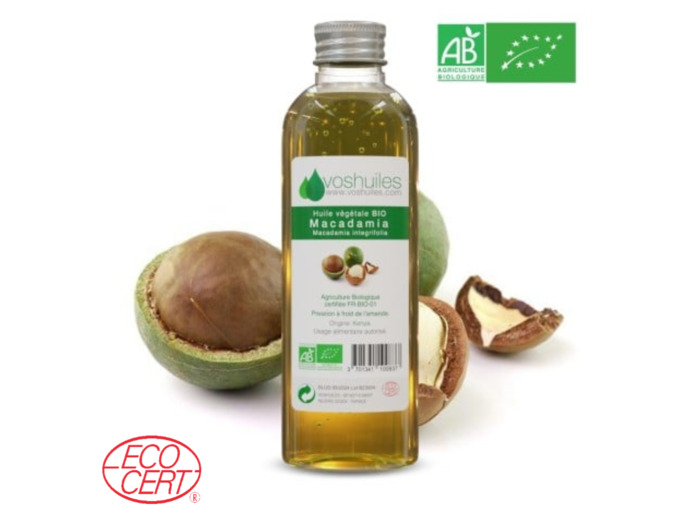 Huile Végétale BIO de Macadamia