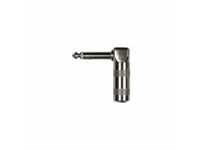 Yellow cable fiche jack mono coude