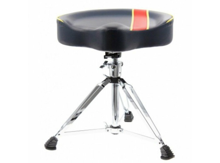 Sparedrum siege batterie assise moto bande rouge