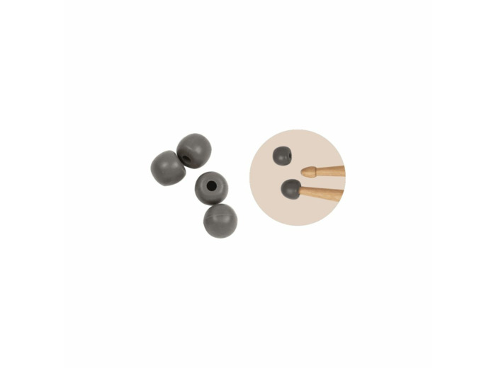 Vic firth embouts caoutchouc pour baguettes