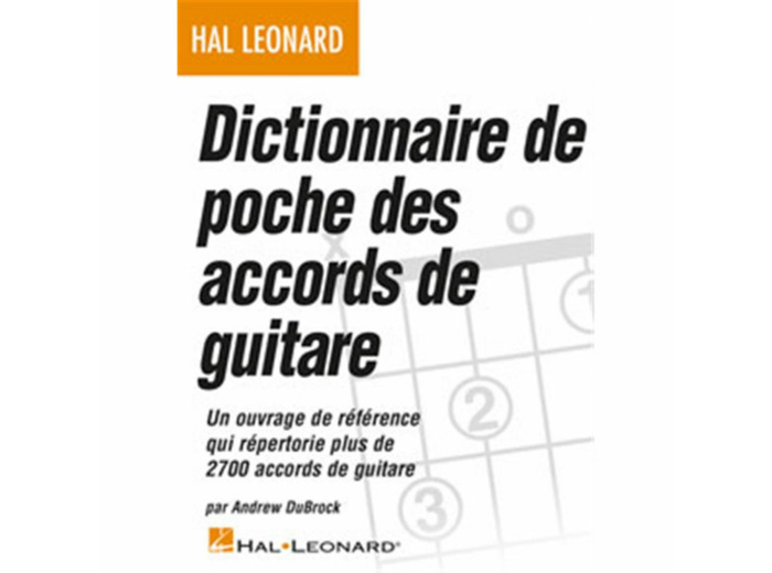 Dictionnaire de poche des accords de guitare