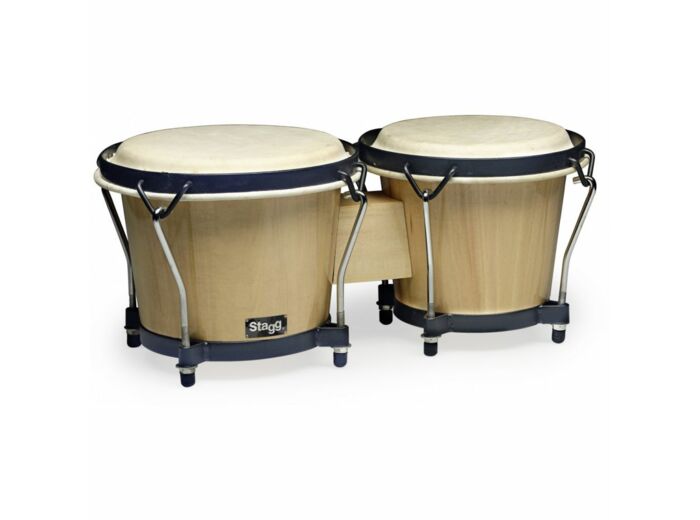 Stagg bongos bois naturel 6-7