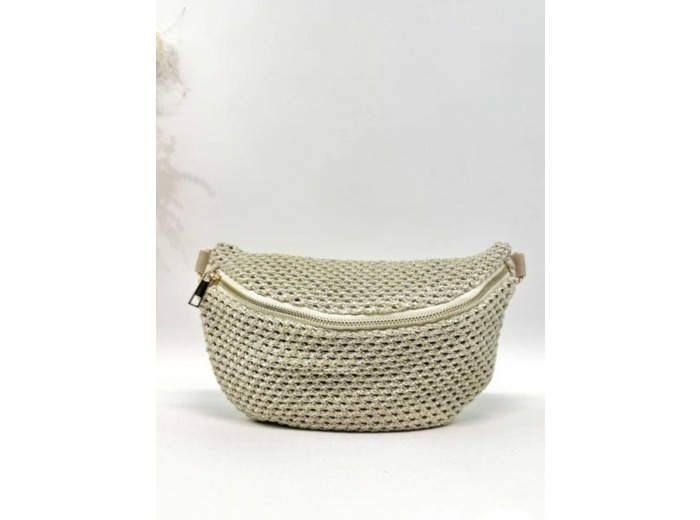 Sac banane tressé