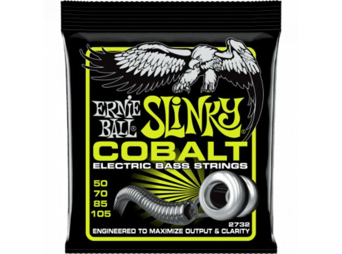 Ernie ball jeu cordes basse slinky cobalt 50-105
