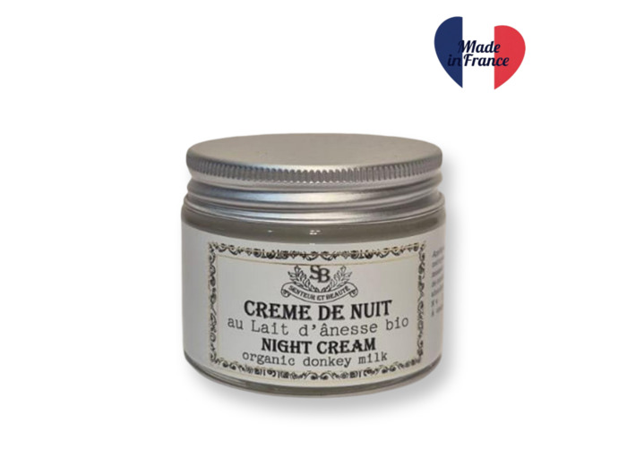 crème de nuit au lait d'ânesse bio 50 ml