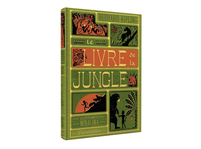 Le livre de la jungle: Illustré et animé par MinaLima