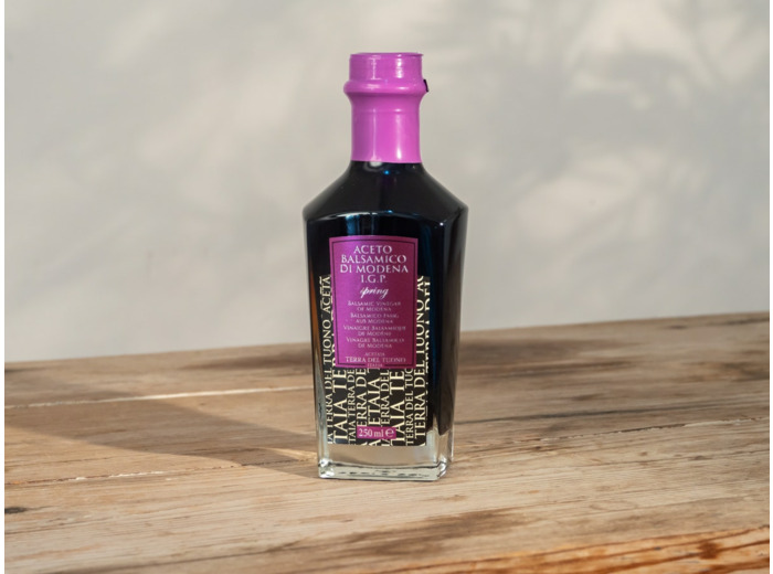 VINAIGRE BALSAMIQUE DE MODENE IGP - 3 ANS D'ÂGE - Épicerie Italienne Molto buono