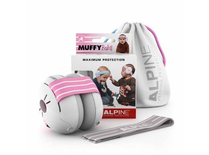 Casque alpine muffy baby rose