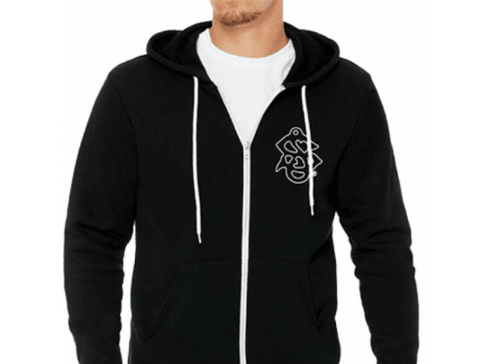 Sweat-shirt zip logo spector (l)
