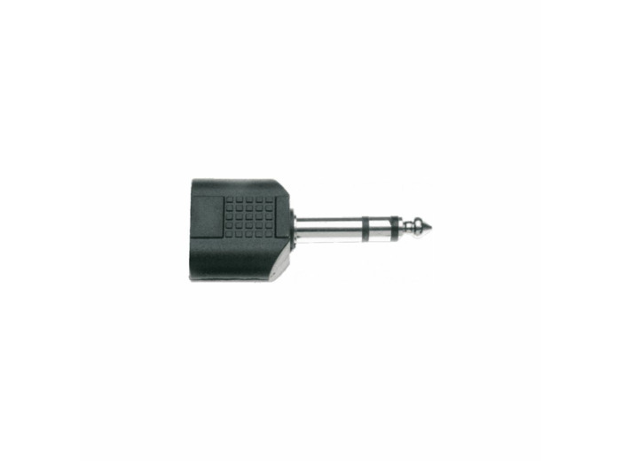 Yellow cable jack stereo male/2 jacks mono fem