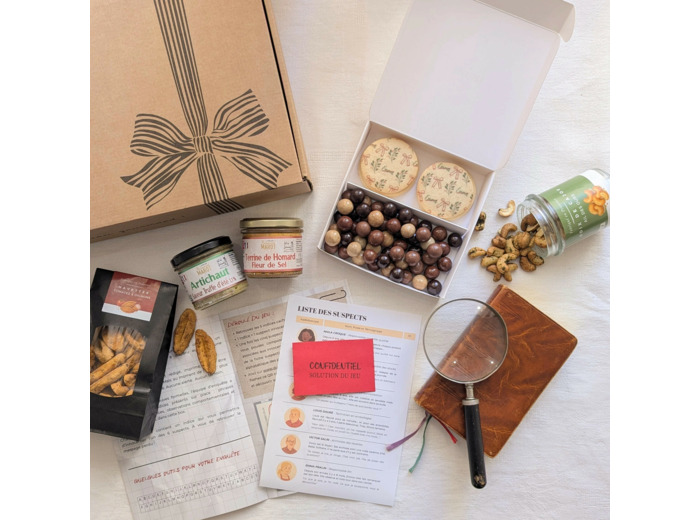 Box gourmande & enquête à la maison – M