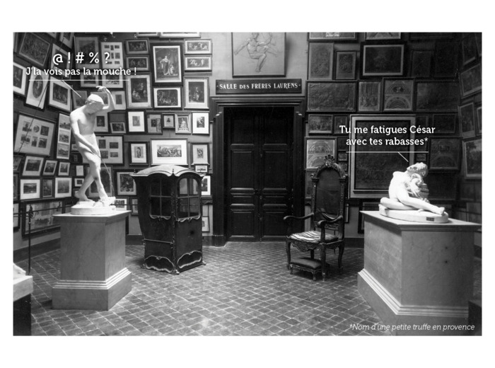 Carte postale - La mouche