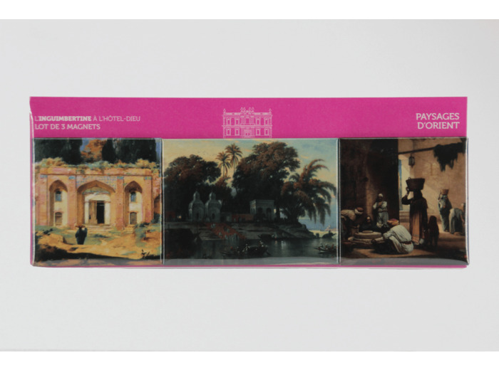 Set de 3 magnets - Paysages orientalistes