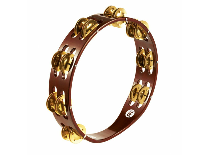Tambourin meinl bois brun 2r cymb laiton