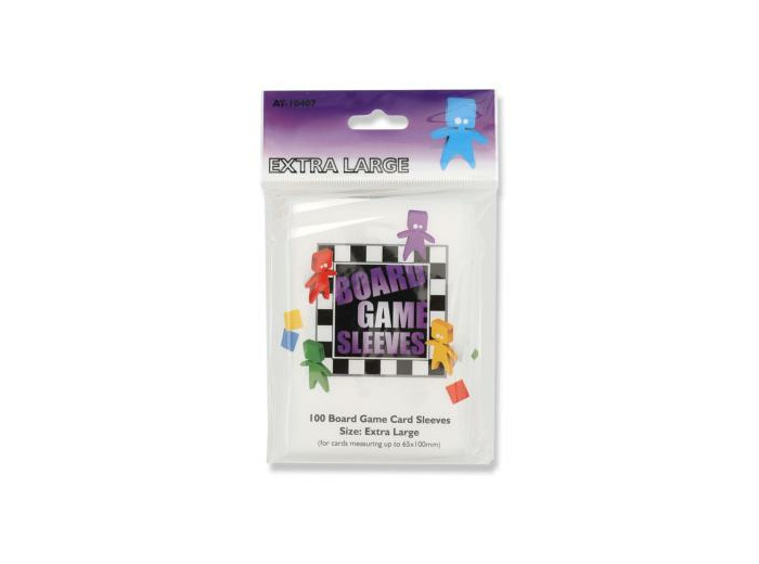 Board game sleeves - extra large - 65x100mm (x100)
