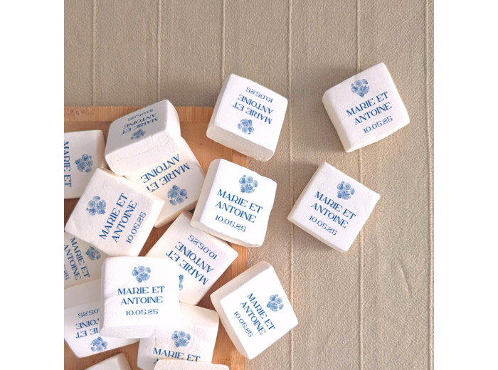Guimauves personnalisées – Cadeau invité mariage