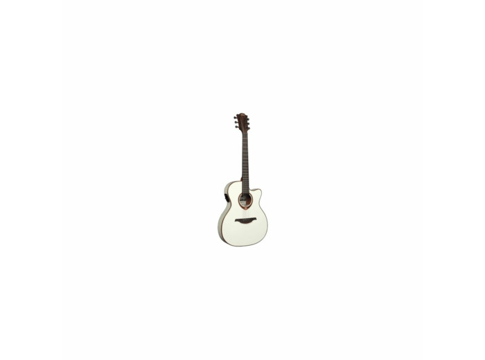 Lag guitare folk slim electro ivory