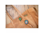 Broche cœur flamboyant
