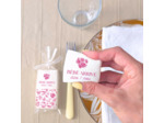 Guimauves personnalisées en sachet – cadeau invité baby shower & gender reveal