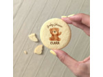 Boîte de 3 biscuits personnalisés – Cadeau invité baby shower & gender reveal