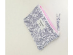Trousse amour fleurie bleue