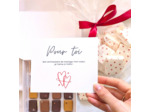 Cadeau couple : 1 coffret chocolats Valrhona + guimauves