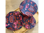 Charlotte couvre plats lot de 3
