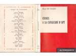 René DU HAIRY --- Crimes A La Cavalcade D'Apt - exemplaire No 2 de l'E.O. avec envoi