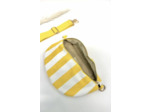 Sac banane rayures jaune