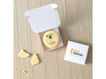 Boîte de 3 biscuits personnalisés – Cadeau invité baby shower & gender reveal