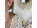 Boucles PETALES NACRE