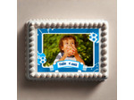 Feuille comestible thème football avec photo