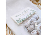 Sachet d’amandes caramélisées – cadeau invité mariage personnalisé