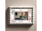 Feuille comestible avec photo - branches colorées