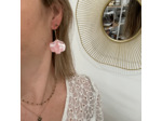 Boucles PETALES NACRE