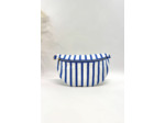 Sac banane rayures bleu